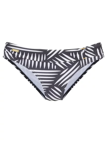 LASCANA Bikini hlačke antracit bela