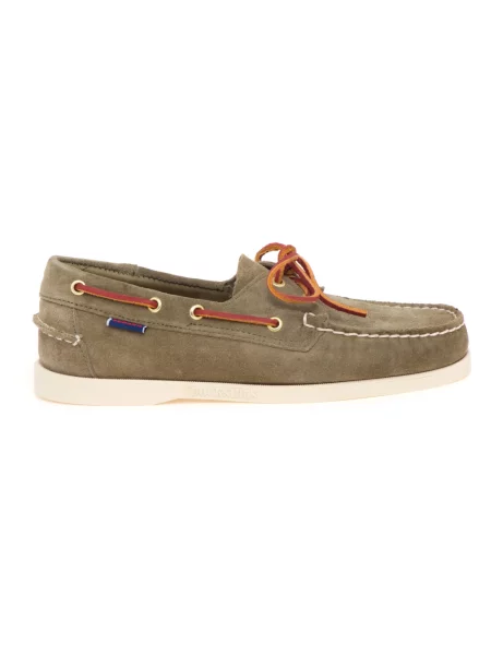 Półbuty Sebago zielone