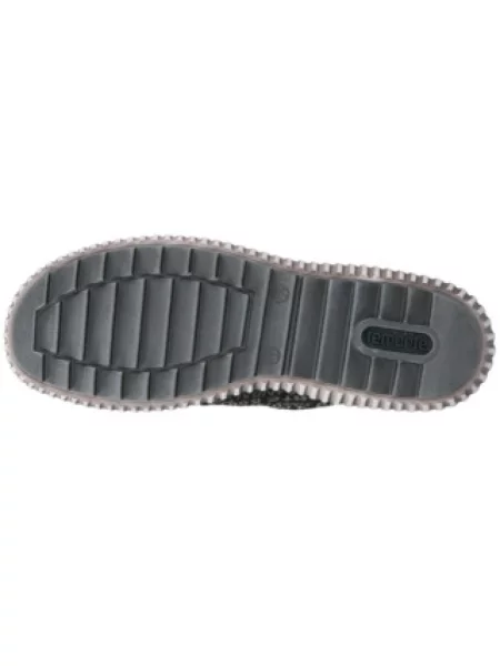Sneakersy Remonte z napisami czarne
