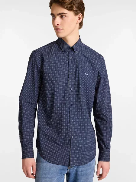 Рубашка Harmont&blaine синяя