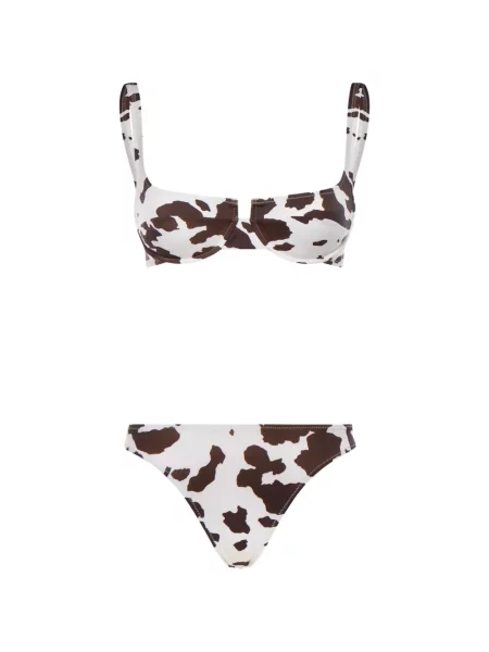 Bikini Mc2 Saint Barth cu imagine alb
