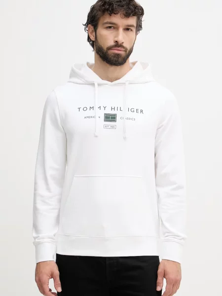 Tommy Hilfiger bluza z kapturem biała