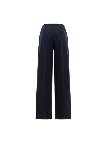 Spodnie Max Mara niebieskie