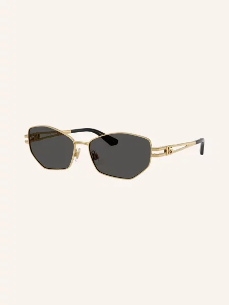 Dolce & Gabbana Sluneční Brýle zlatá/ tmavě šedá