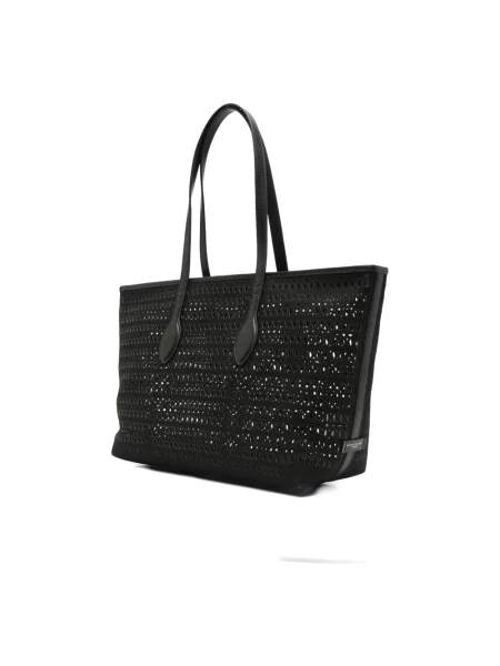 Shopperka Gianni Chiarini skórzana czarna