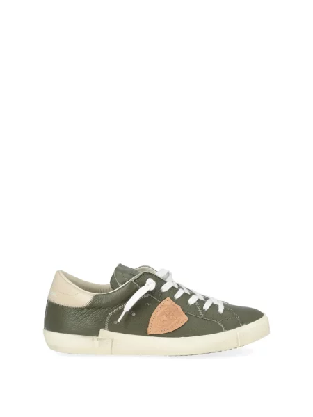 Sneakersy Philippe Model skórzane zielone