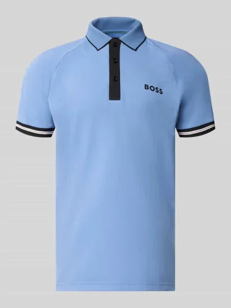 Koszulki polo o kroju regular fit z kontrastowymi detalami Boss Green