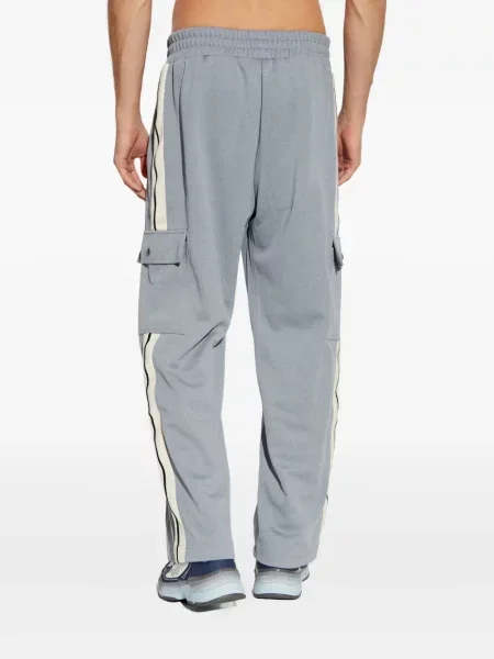 Pantaloni Palm Angels cu dungi gri