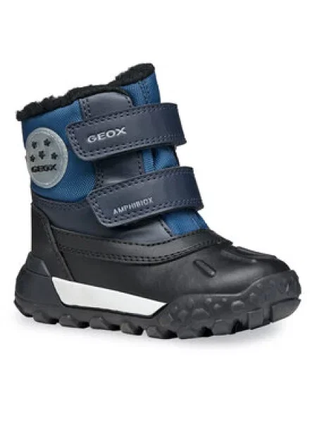 Geox Snehule B Trekkyup Boy B Abx S čierna