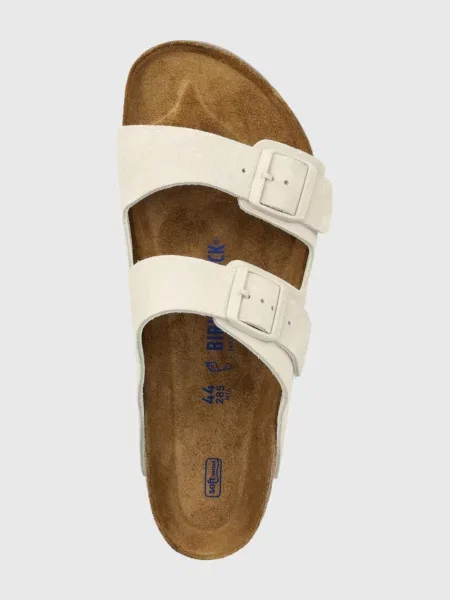 Замшеві шльопанці Birkenstock Arizona сірий