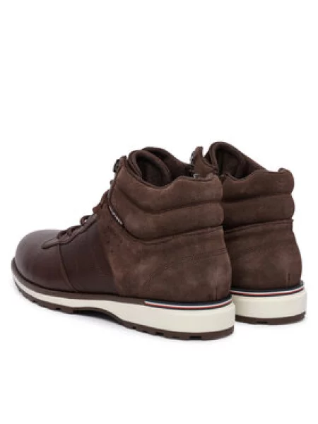 Tommy Hilfiger Auliniai batai Corporate Outdoor Warm Lth Boot ruda