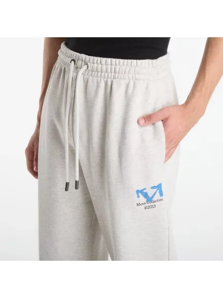 Spodnie Off-white w kolorze melanż białe