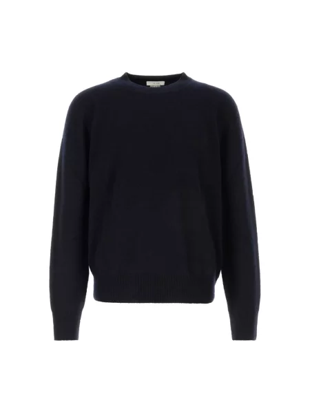 Sweter The Row z kaszmiru niebieski