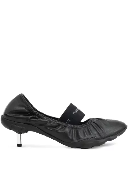 Lodičky Rombaut s volány černé