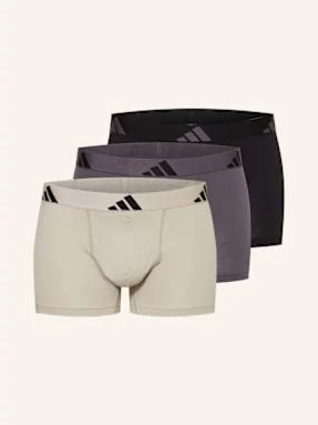 Adidas Bokserki Active Flex Cotton 3 Szt. grau czarne