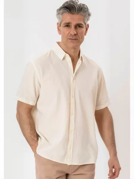 TEESHOPPEN Cămașă Short alb