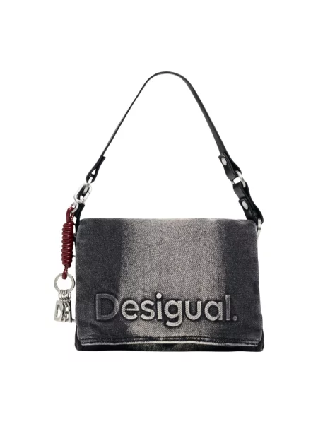 Torebka Desigual z logo czarna