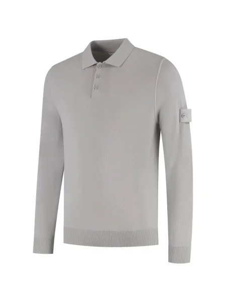 Polo Stone Island cu strasuri gri