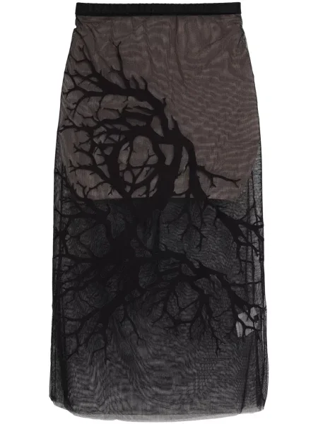 Przezroczysta spódnica Gloria Coelho czarna