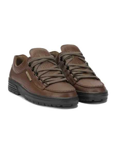 Sneakersy Mephisto skórzane brązowe