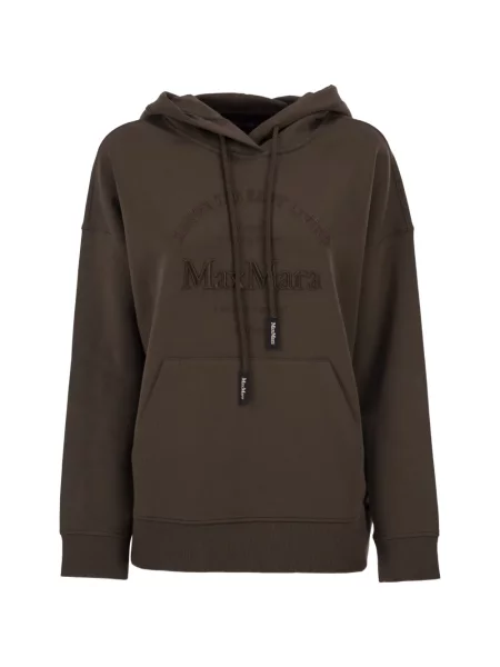 Hanorac 's Max Mara cu broderie maro