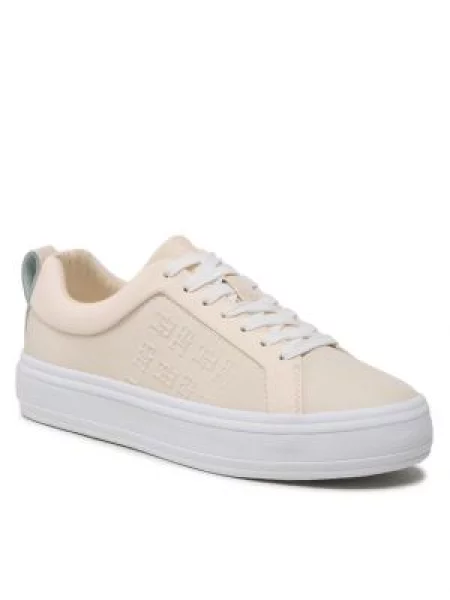 Αθλητικά Tommy Hilfiger μπεζ