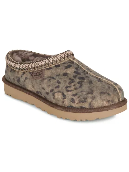 Pantofi Ugg din piele cu buline maro