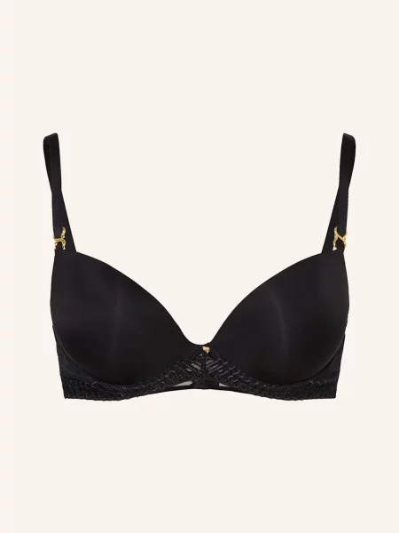 Aubade Biustonosz Push-Up Sheer Emotion schwarz czarny