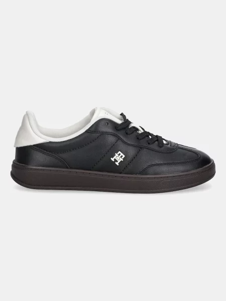 Tommy Hilfiger Sneakers Heritage Shiny negru