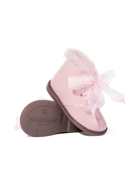 Buty do kostki dziecięce Andanines różowe