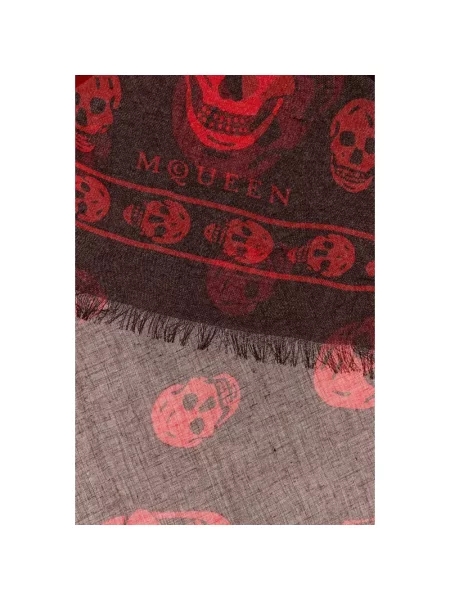 Lniana szal Alexander Mcqueen klasyczna
