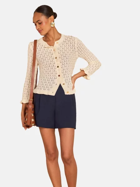 Love & roses Kardigan krémová