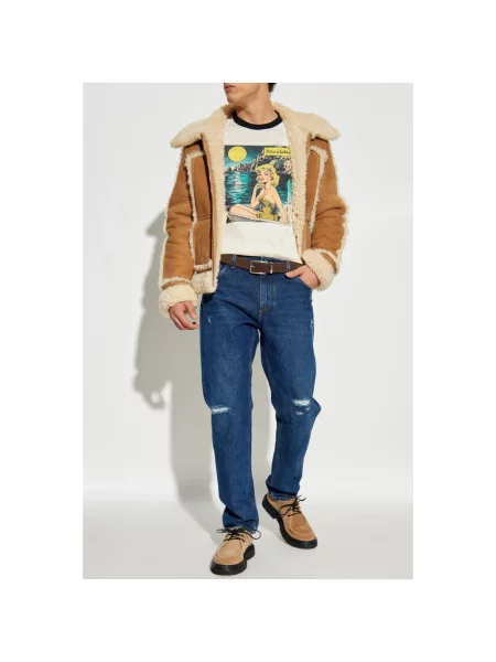 Jeansy Dolce And Gabbana niebieskie