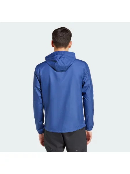 Kurtka Adidas do biegania niebieska