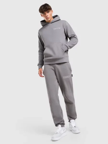 Hoodrich Bluza Z Kapturem Chromatic szara