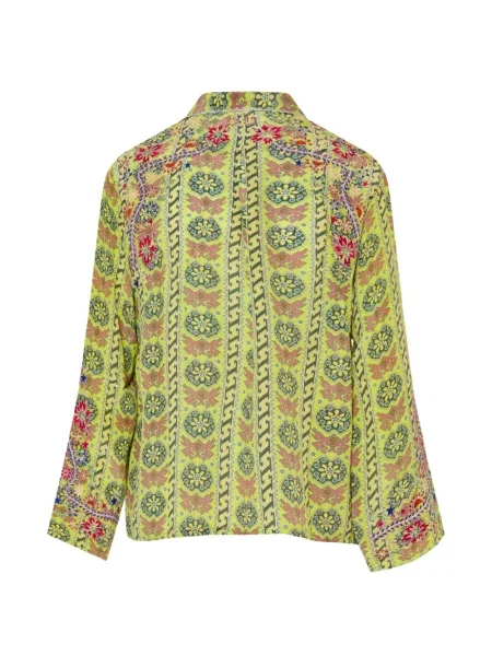 Cămașă Monoki cu broderie galben