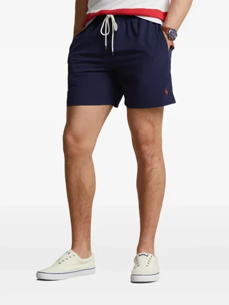Ριγέ δερμάτινος κάλτσες Polo Ralph Lauren με κορδόνι μαύρο