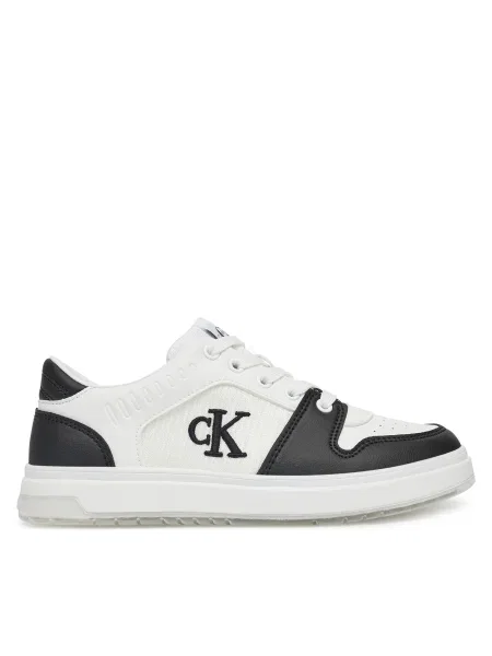 Sneakers Calvin Klein Jeans Low Cut Lace-Up Sneaker S alb