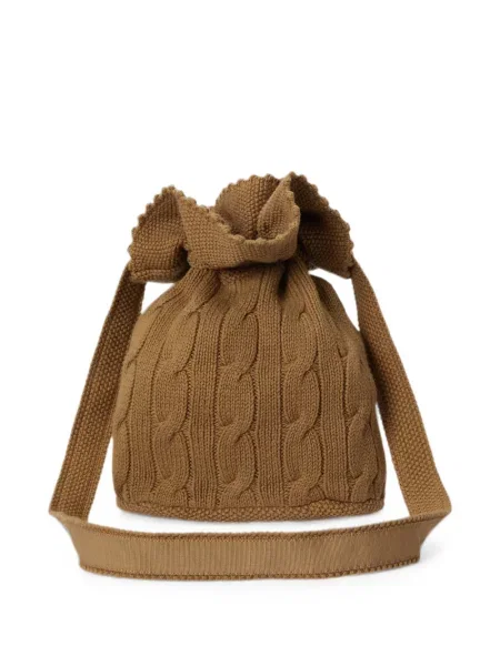 Koszulka polo dziecięca Polo Ralph Lauren brązowa