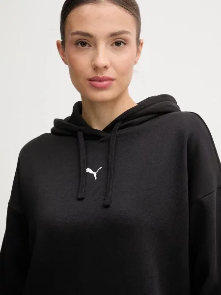 Однотонный свитер Puma с капюшоном черный
