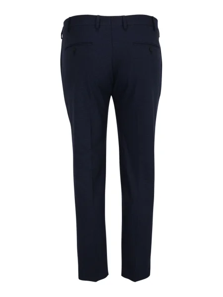 BURTON MENSWEAR LONDON Ráncos nadrág Marl tengerészkék