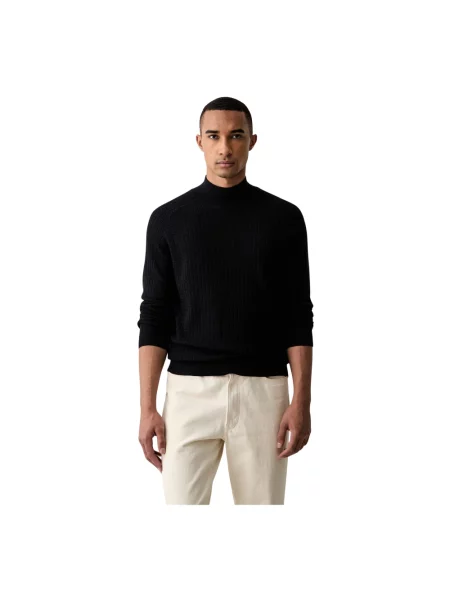 Sweter Trussardi wełniany niebieski