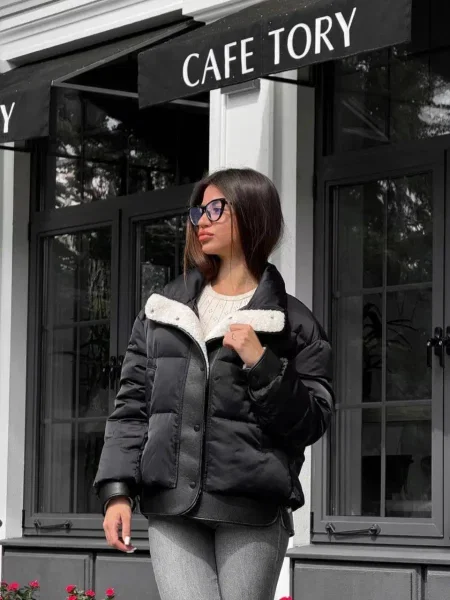 Демисезонная куртка D&v Couture черная