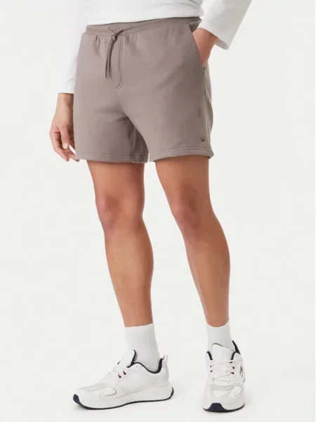 Sportovní kraťasy Tommy Jeans béžové