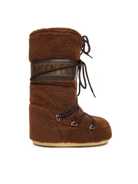 Čizme za snijeg Moon Boot Mb Icon Fleece smeđa