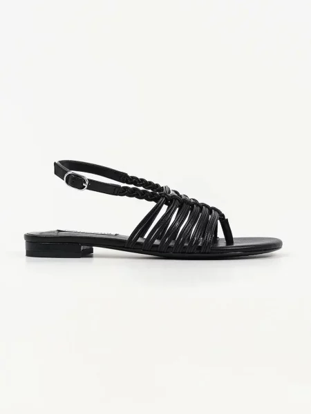 Usnjeni sandali Karl Lagerfeld Alisso Ii črna