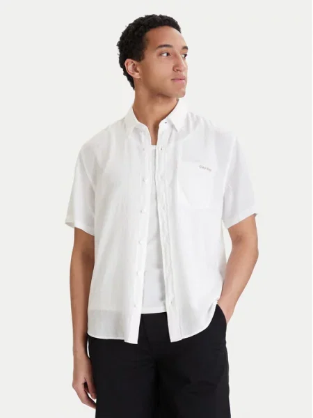 Košile Calvin Klein Jeans bílý