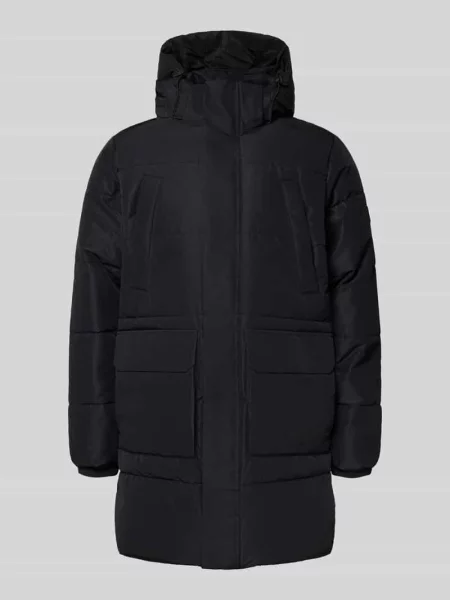 Parka o kroju regular fit z odpinanym kapturem model ‘CAM’ Only & Sons czarna