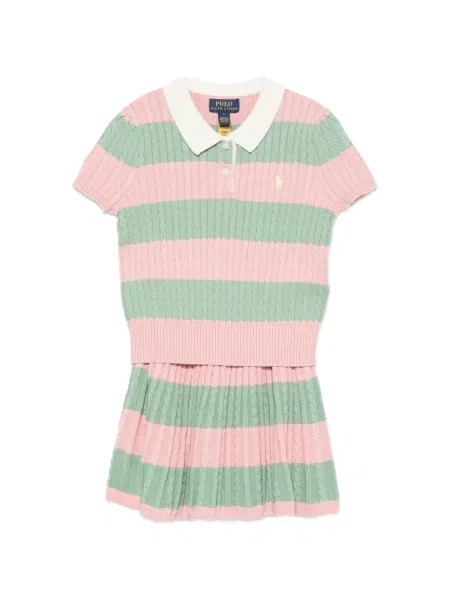 Spódnica dziecięca Polo Ralph Lauren różowa