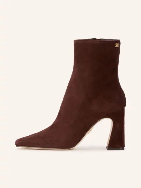 Steve Madden Botki Flares ciemny brązowy